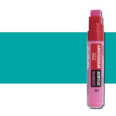 Fine art shop - Acrylic Marker Amsterdam color Turquoise Green 661 (15mm.) | totenart.com