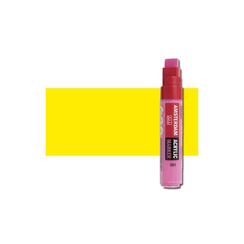 Fine art shop - Acrylic Marker Amsterdam color Primary Yellow 275 (2mm.) | totenart.com