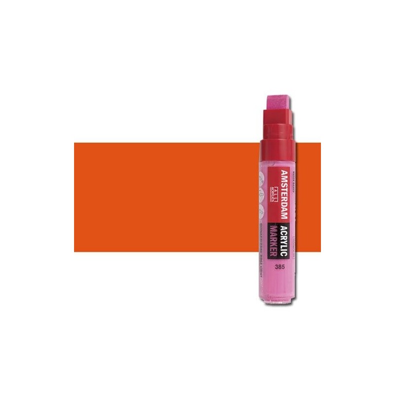 Fine art shop - Acrylic Marker Amsterdam color Vermilion 311 (15mm.) | totenart.com