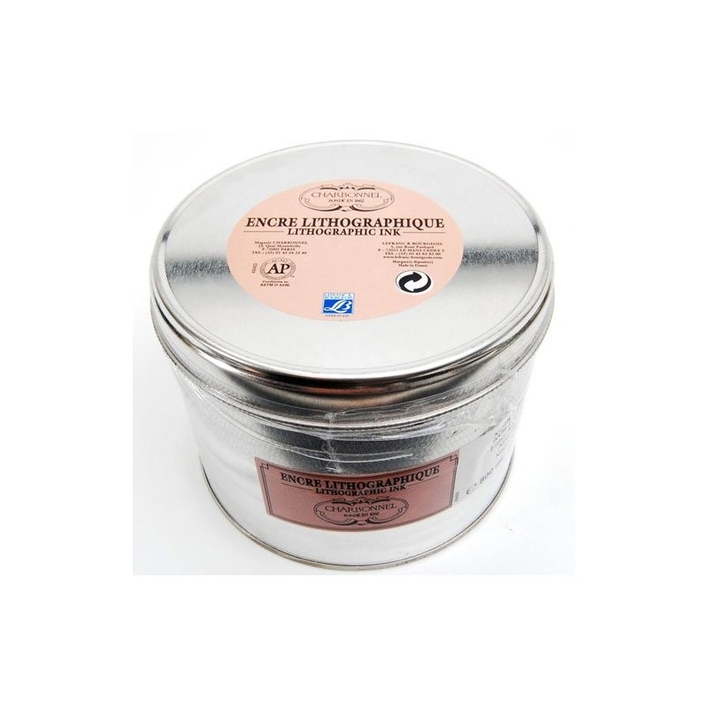 Fine art shop - Litho Ink, Black, A MONTER Charbonnel, 800 ml. | totenart.com