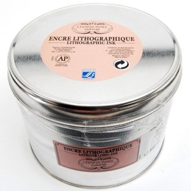 Fine art shop - Litho Ink, Black, A MONTER Charbonnel, 800 ml. | totenart.com