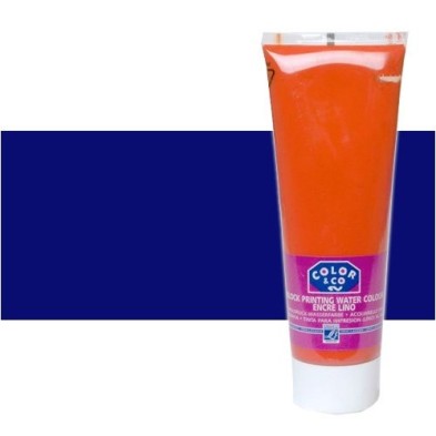 \nFine art shop - Linocut printing ink Bright Blue, tube 250 ml | totenart.com