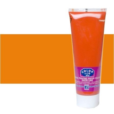 \nFine art shop - Linocut printing ink Orange, tube 250 ml | totenart.com