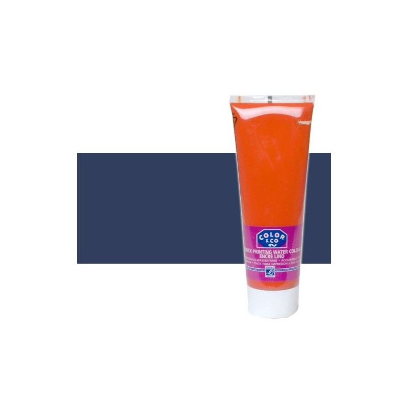 \nFine art shop - Linocut printing ink Night Blue, tube 250 ml | totenart.com