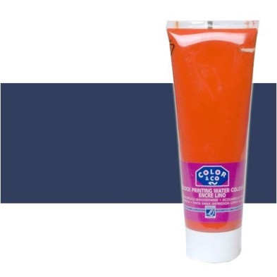 \nFine art shop - Linocut printing ink Night Blue, tube 250 ml | totenart.com