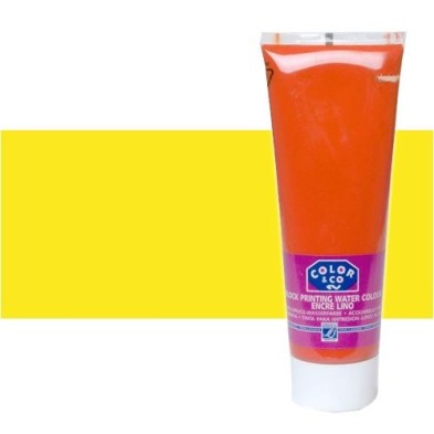 \nFine art shop - Linocut printing ink Yellow, tube 250 ml | totenart.com