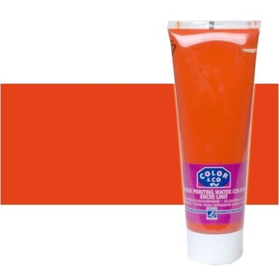 \nFine art shop - Linocut printing ink Vermillion, tube 250 ml\n | totenart.com