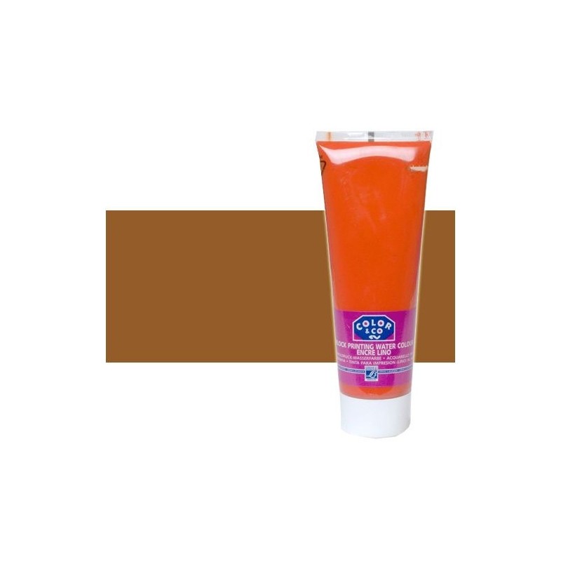 \nFine art shop - Linocut printing ink Burnt Umber, tube 250 ml | totenart.com