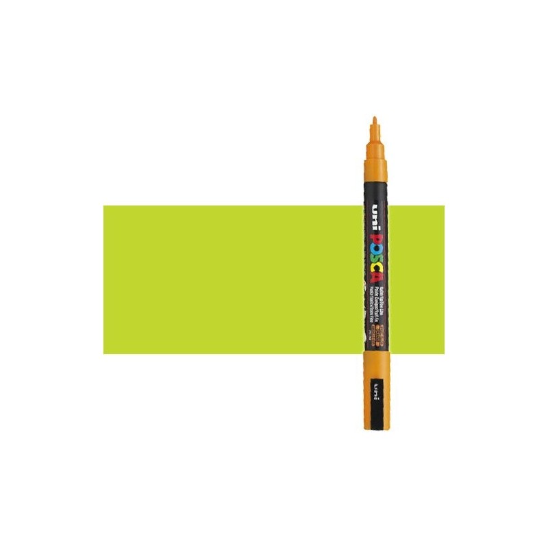 Fine art shop - Green apple (N. 72) Posca marker PC3M, round tip (0.9-1.3 mm.) | totenart.com