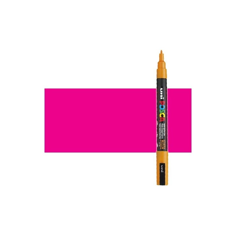 Fine art shop - Pink (N. 13) Posca marker PC3M, round tip (0.9-1.3 mm.) | totenart.com