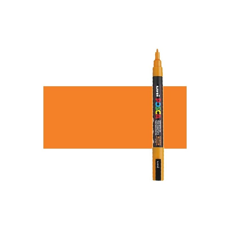 Fine art shop - Orange (N. 4) Posca marker PC3M, round tip (0.9-1.3 mm.) | totenart.com