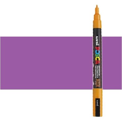 Fine art shop - Violet (N. 12) Posca marker PC3M, round tip (0.9-1.3 mm.) | totenart.com
