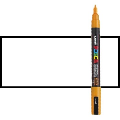 Fine art shop - White (N. 1) Posca marker PC3M, round tip (0.9-1.3 mm.) | totenart.com