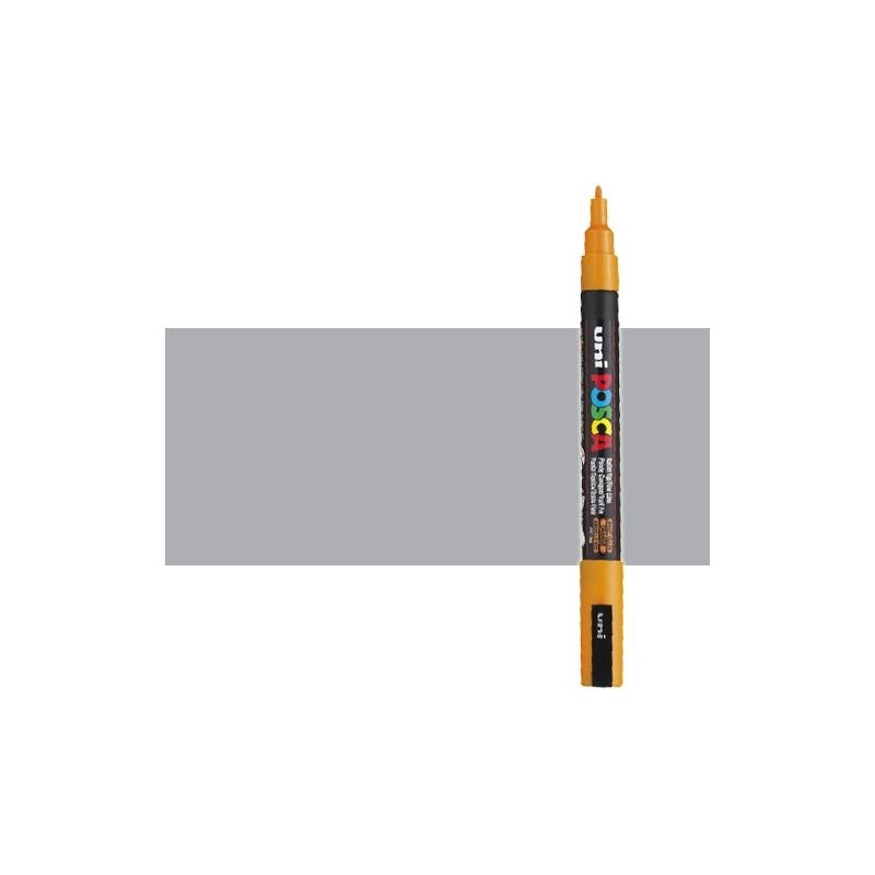 Fine art shop - Gray (N. 37) Posca marker PC3M, round tip (0.9-1.3 mm.) | totenart.com
