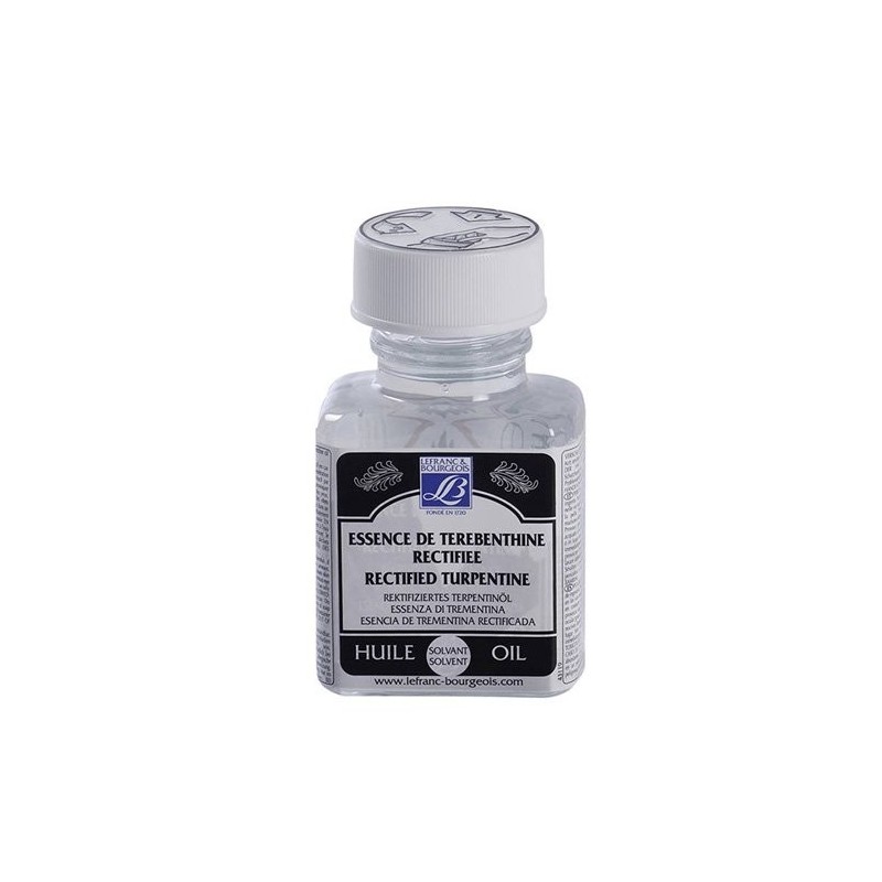 Fine art shop - Rectified turpentine Lefranc&Bourgeois (75 ml) | totenart.com