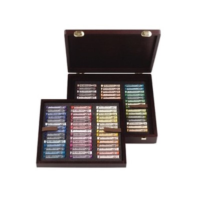  Fine art shop - Wooden box pastels Rembrandt Professional 90 uds. Portrait | totenart.com