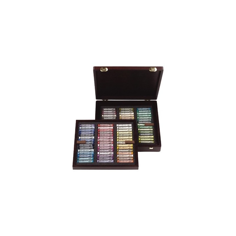  Fine art shop - Wooden box pastels Rembrandt Professional 90 uds. Landscape | totenart.com