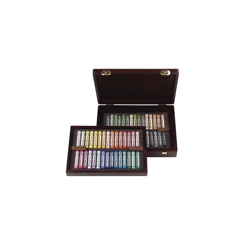  Fine art shop - Wooden box pastels Rembrandt Luxe 60 uds. Landscape | totenart.com