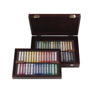  Fine art shop - Wooden box pastels Rembrandt Luxe 60 uds. Landscape | totenart.com