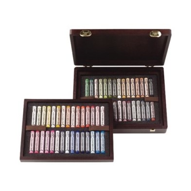  Fine art shop - Wooden box pastels Rembrandt Luxe 60 uds. Portrait| totenart.com