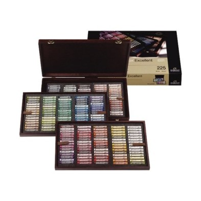  Fine art shop - Wooden box pastels Rembrandt Excellent 225 uds. | totenart.com