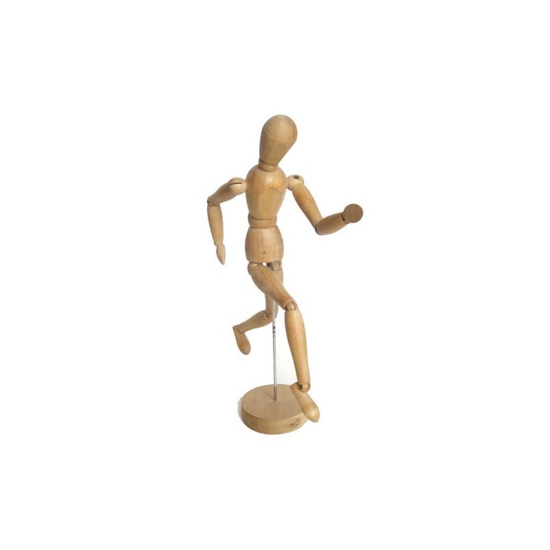 Fine art shop - Articulated Mannequin 50 cm, Natural wood | totenart.com\n