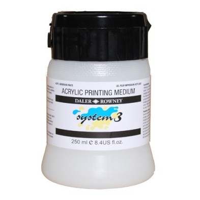 Fine art shop - System 3 SERIGRAPHY Medium Acrylic Printing Medium (250 ml) | totenart.com