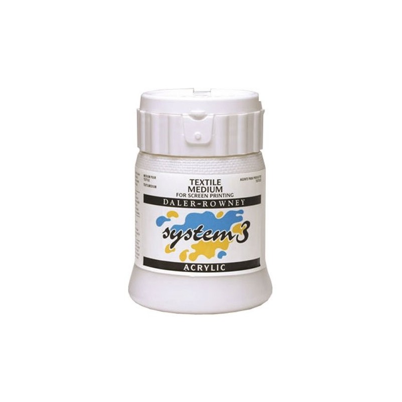 Fine art shop - SERIGRAPHY Medium System 3 Textile Medium (250 ml.) | totenart.com