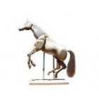 Articulated Horse 30 cm, Natural wood