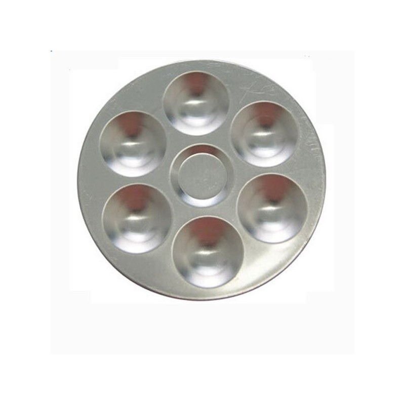 Metal Round Palette, 17cm.