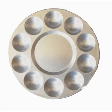  Fine art shop - Metal Round Palette, 17cm. | totenart.com