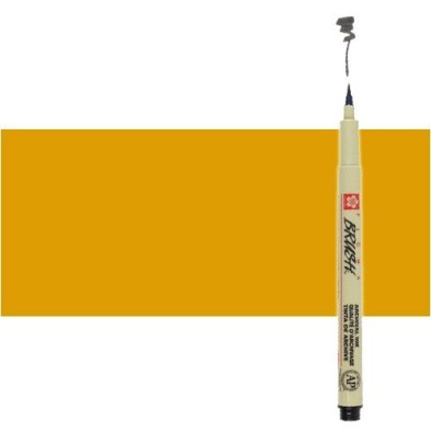 Fine art shop - Orange marker Pigma Brush Sakura | totenart.com