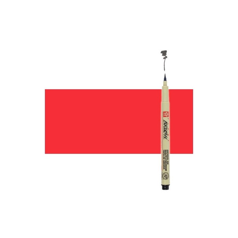 Fine art shop - Red marker Pigma Brush Sakura | totenart.com