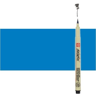 Fine art shop - Blue marker Pigma Brush Sakura | totenart.com