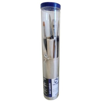 Fine art shop - Case 6 brushes Oil / acrylic + Spatula + Case Van Gogh | totenart.com