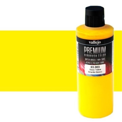  Fine art shop - Premium acrylic Vallejo Basic yellow opaque 200 ml. | totenart.com