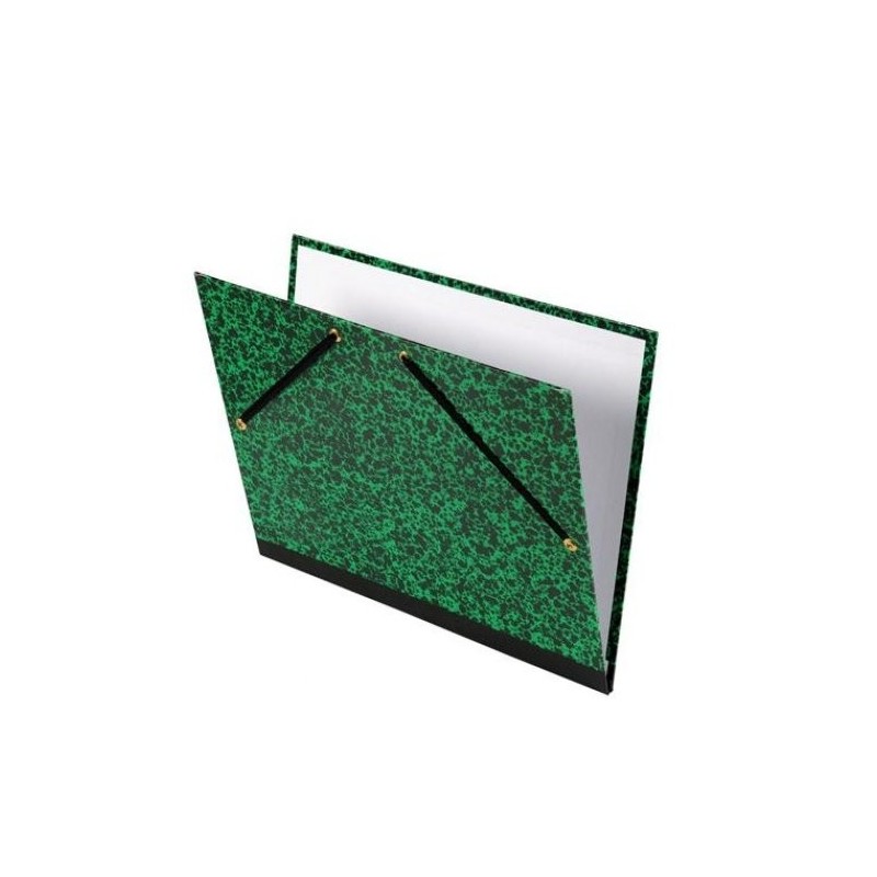  Fine art shop - Drawing folder 26x33 cm with elastic bands, green | totenart.com