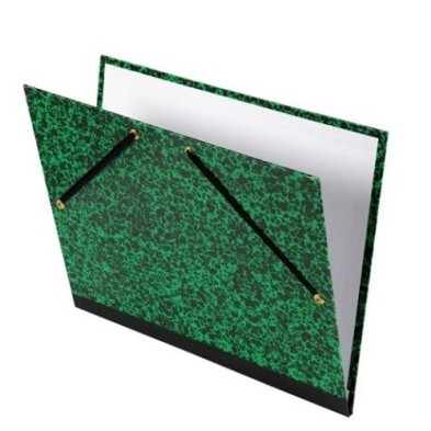  Fine art shop - Drawing folder 26x33 cm with elastic bands, green | totenart.com