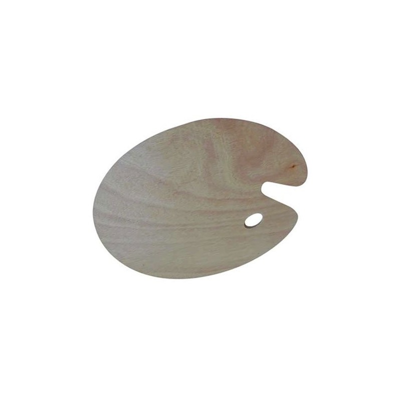  Fine art shop - Oval wooden paddle, 25x30 cm. | totenart.com