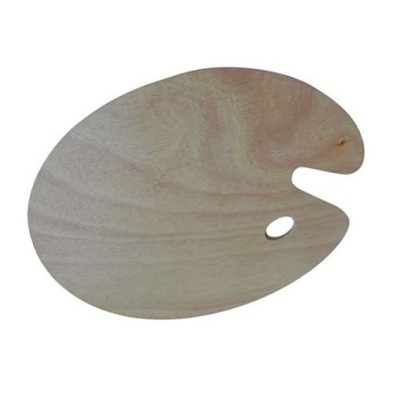  Fine art shop - Oval wooden paddle, 25x30 cm. | totenart.com
