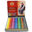  Fine art shop - Watercolour pencils Metal box Mondeluz 24 p. | totenart.com