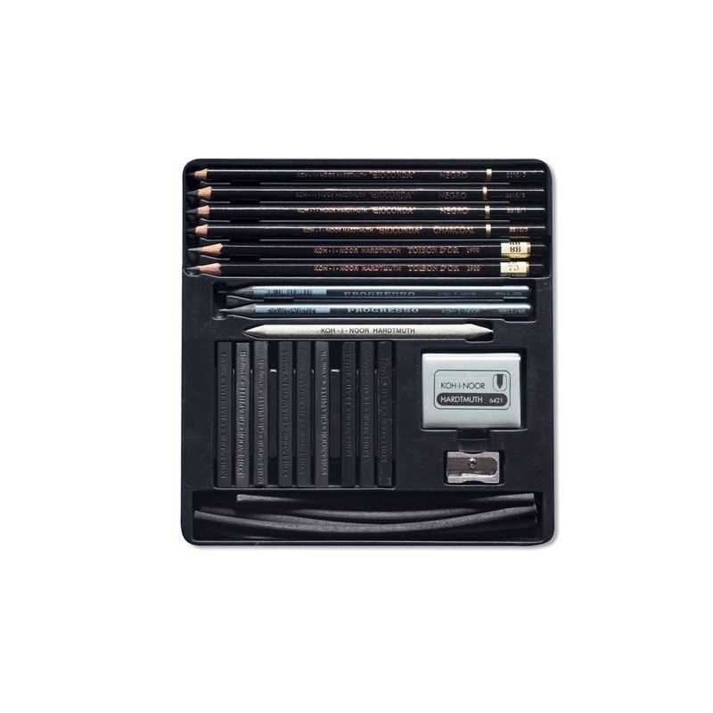  Fine art shop - Assorted drawing Metal box Giocconda 24p. | totenart.com