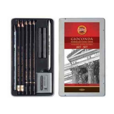  Fine art shop - Assorted drawing metal box Giocconda 10 p. | totenart.com