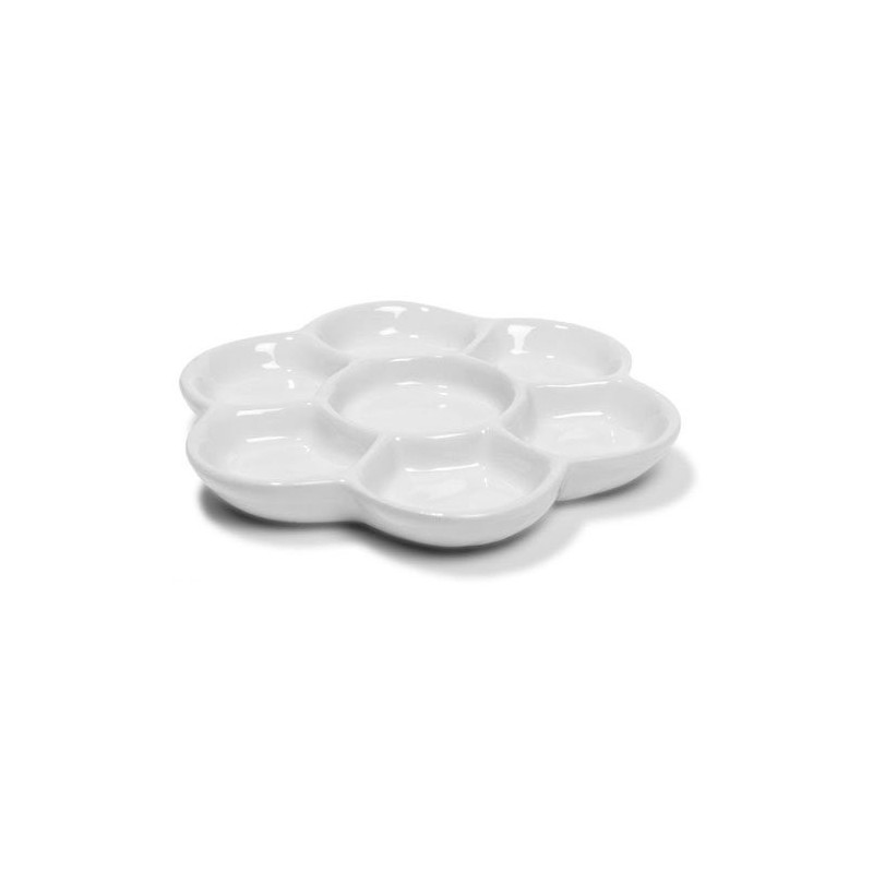 Paleta redonda de porcelana