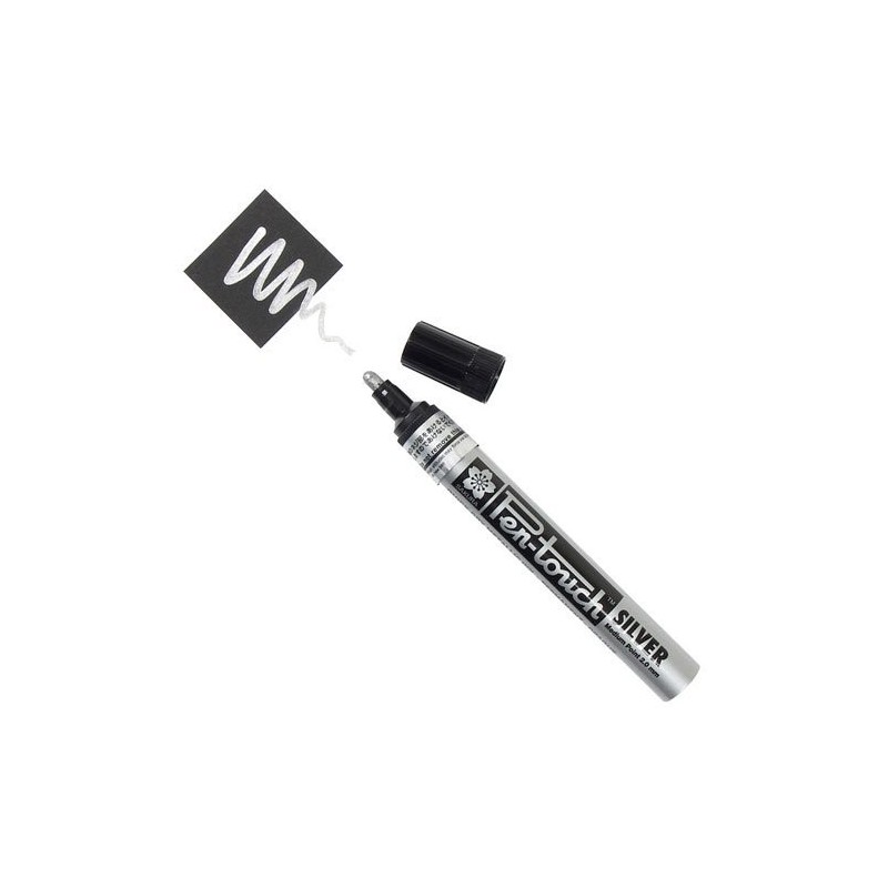 Fine art shop - Silver marker Pen-touch medium Sakura | totenart.com