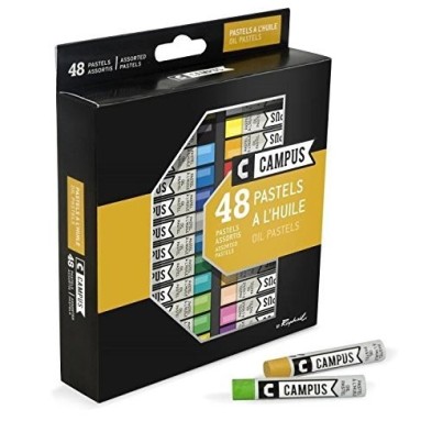  Fine art shop - Box Oil Pastel Campus Raphael 48 colours | totenart.com