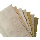 Fine art shop - Parchment paper Beige marbled, A4, 200 gr. | totenart.com