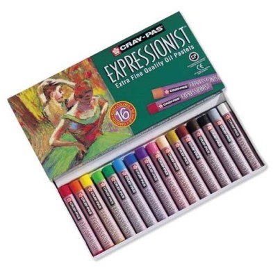  Fine art shop - Oil pastel Sakura Expressionist box 16 colors | totenart.com