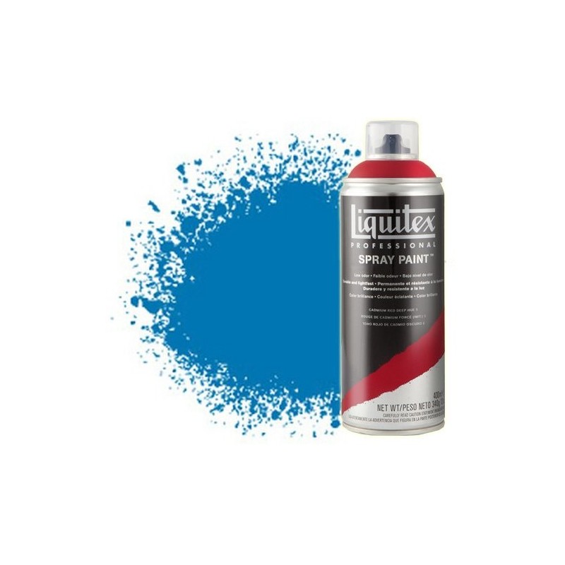 Fine art shop - Liquitex Spray color Bright blue 0570, Liquitex acrylic, 400 ml. | totenart.com