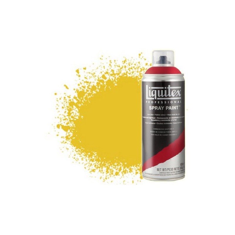 Fine art shop - Liquitex Spray color dark yellow cadmium 0163, Liquitex acrílico, 400 ml. | totenart.com